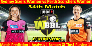 Today Match Prediction-SYSW vs PRSW-WBBL T20 2024-34th Match-Who Will Win