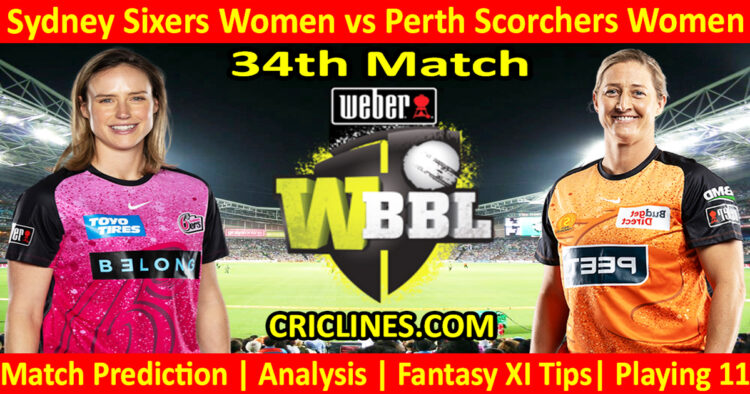 Today Match Prediction-SYSW vs PRSW-WBBL T20 2024-34th Match-Who Will Win