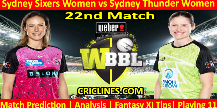 Today Match Prediction-SYSW vs SYTW-WBBL T20 2024-22nd Match-Who Will Win