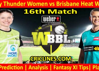 Today Match Prediction-SYTW vs BBHW-WBBL T20 2024-16th Match-Who Will Win