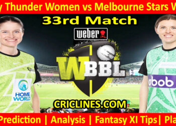 Today Match Prediction-SYTW vs MLSW-WBBL T20 2024-33rd Match-Who Will Win