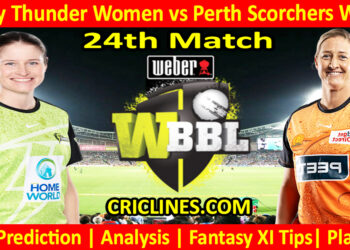 Today Match Prediction-SYTW vs PRSW-WBBL T20 2024-24th Match-Who Will Win