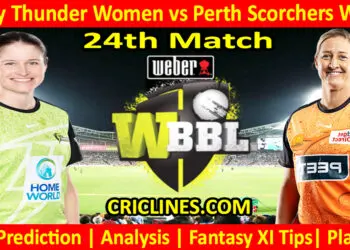 Today Match Prediction-SYTW vs PRSW-WBBL T20 2024-24th Match-Who Will Win