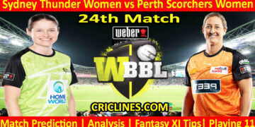 Today Match Prediction-SYTW vs PRSW-WBBL T20 2024-24th Match-Who Will Win