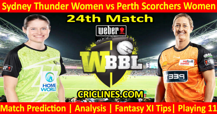 Today Match Prediction-SYTW vs PRSW-WBBL T20 2024-24th Match-Who Will Win