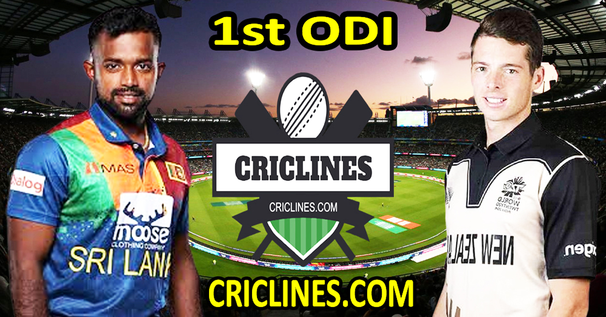 Today Match Prediction-Sri Lanka vs New Zealand-Dream11-1st ODI-2024-Who Will Win