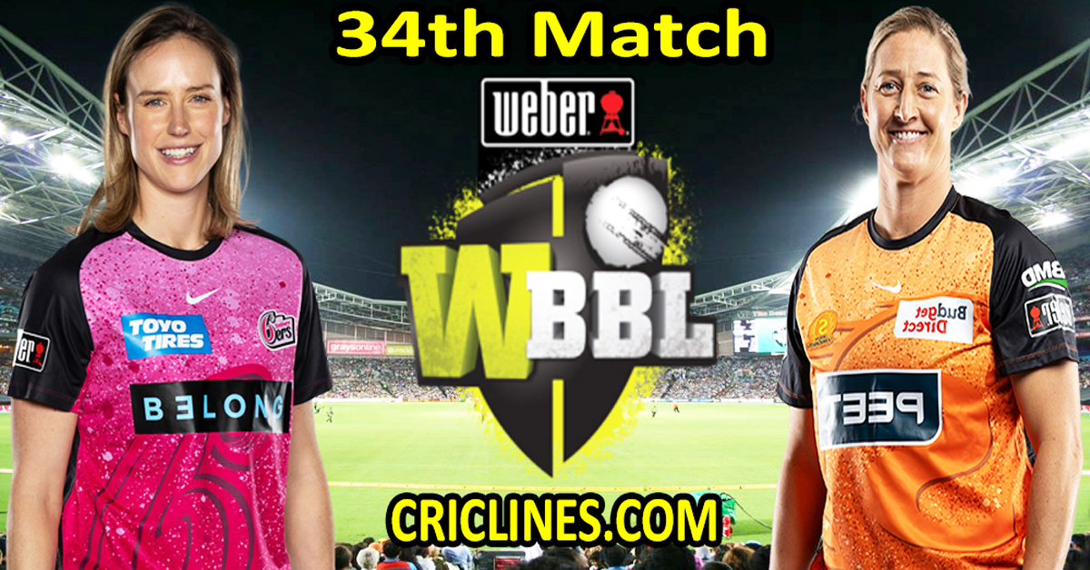 Today Match Prediction-Sydney Sixers Women vs Perth Scorchers Women-WBBL T20 2024-34th Match-Who Will Win