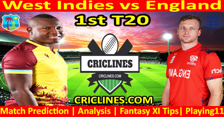 Today Match Prediction-WI vs ENG-Dream11-1st T20 2024-Who Will Win