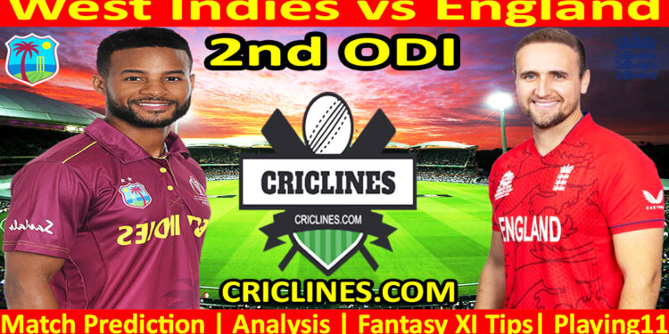 Today Match Prediction-WI vs ENG-Dream11-2nd ODI 2024-Who Will Win