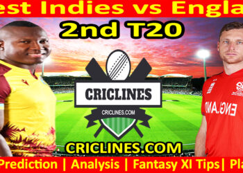 Today Match Prediction-WI vs ENG-Dream11-2nd T20 2024-Who Will Win