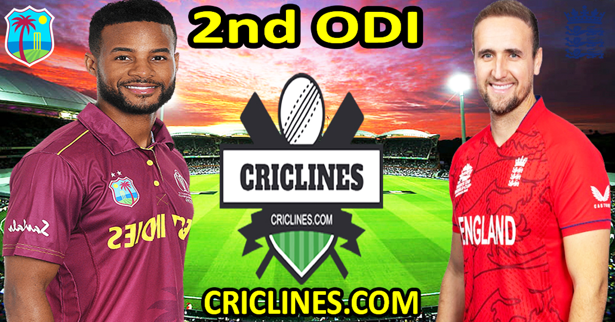 Today Match Prediction-West Indies vs England-Dream11-2nd ODI 2024-Who Will Win