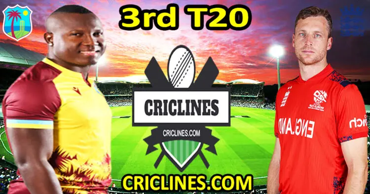 Today Match Prediction-West Indies vs England-Dream11-3rd T20 2024-Who Will Win