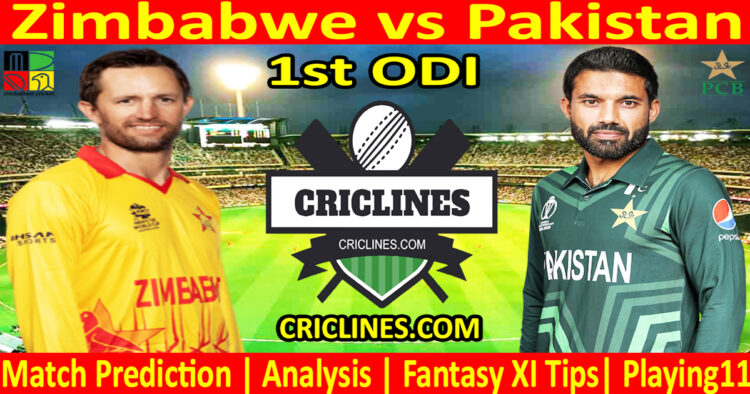 Today Match Prediction-ZIM vs PAK-Dream11-1st ODI Match-2024-Who Will Win