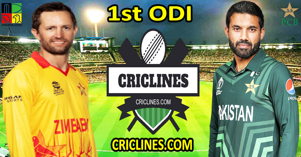 Today Match Prediction-Zimbabwe vs Pakistan-Dream11-1st ODI Match-2024-Who Will Win