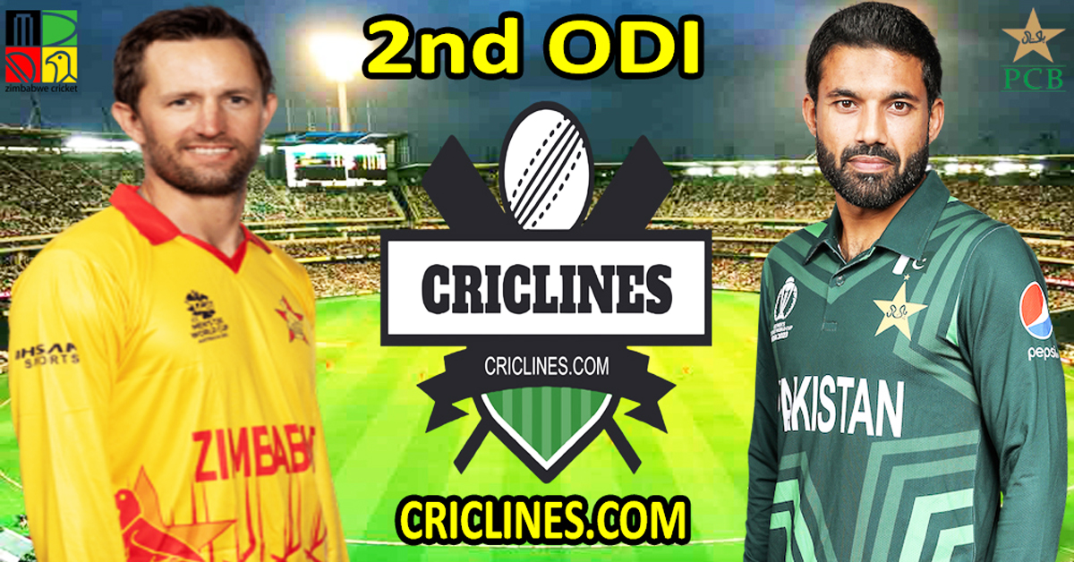 Today Match Prediction-Zimbabwe vs Pakistan-Dream11-2nd ODI Match-2024-Who Will Win