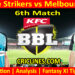 Today Match Prediction-ADS vs MLS-Dream11-BBL T20 2024-25-6th Match-Who Will Win