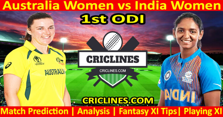 Today Match Prediction-AUSW vs INDW-Dream11-1st ODI 2024-Who Will Win