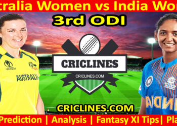 Today Match Prediction-AUSW vs INDW-Dream11-3rd ODI 2024-Who Will Win