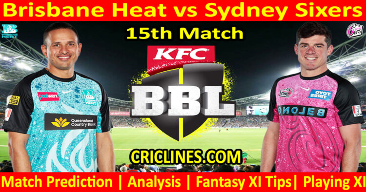 Today Match Prediction-BBH vs SYS-Dream11-BBL T20 2024-25-15th Match-Who Will Win