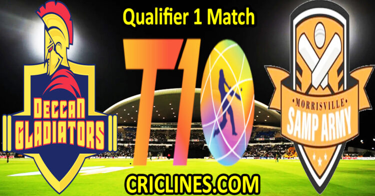 Today Match Prediction-Deccan Gladiators vs Morrisville Samp Army-Dream11-Abu Dhabi T10 League-2024-Qualifier 1 Match-Who Will Win