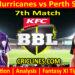 Today Match Prediction-HBH vs PRS-Dream11-BBL T20 2024-25-7th Match-Who Will Win