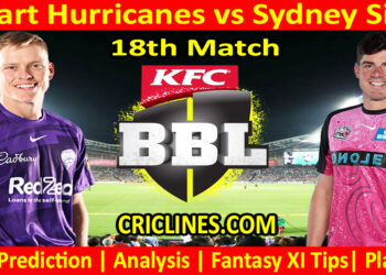 Today Match Prediction-HBH vs SYS-Dream11-BBL T20 2024-25-18th Match-Who Will Win