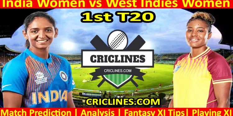 Today Match Prediction-INDW vs WIW-Dream11-1st T20 2024-Who Will Win