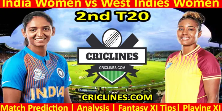 Today Match Prediction-INDW vs WIW-Dream11-2nd T20 2024-Who Will Win