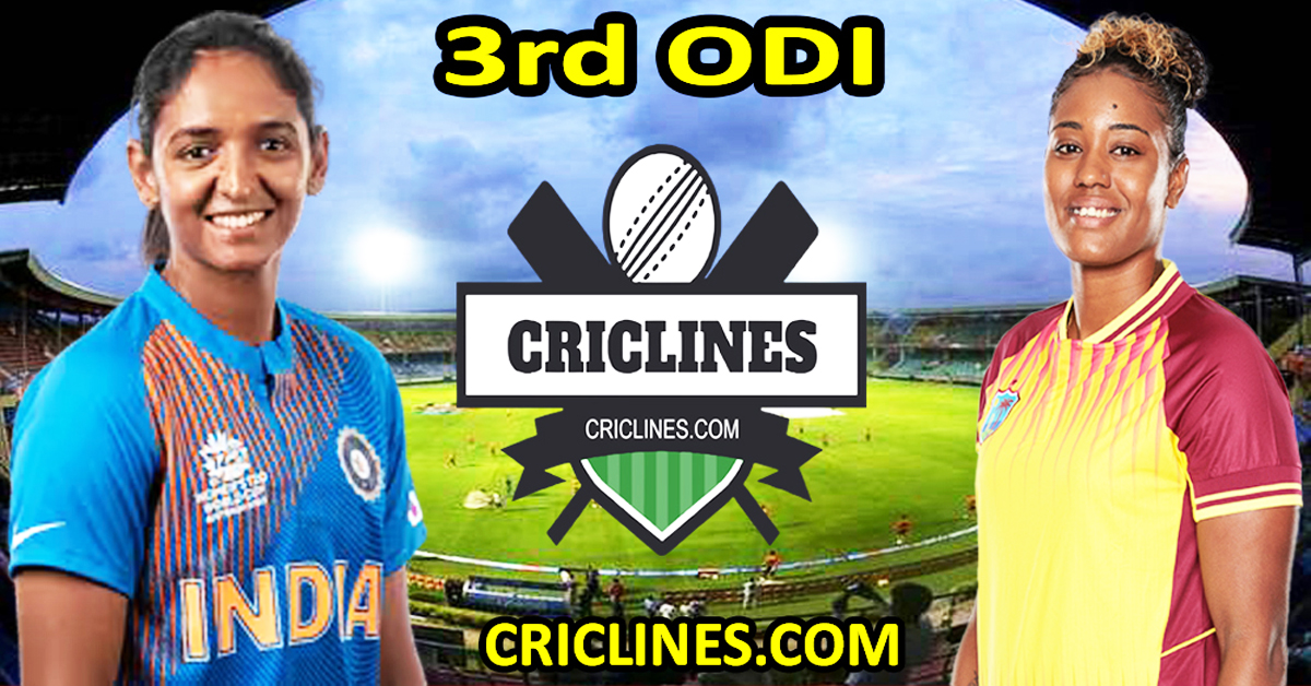 Today Match Prediction-India Women vs West Indies Women-Dream11-3rd ODI 2024-Who Will Win