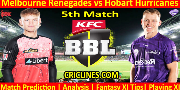 Today Match Prediction-MLR vs HBH-Dream11-BBL T20 2024-25-5th Match-Who Will Win