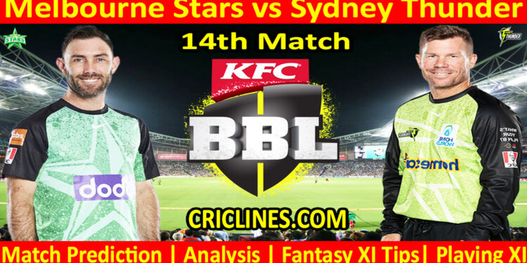 Today Match Prediction-MLS vs SYT-Dream11-BBL T20 2024-25-14th Match-Who Will Win