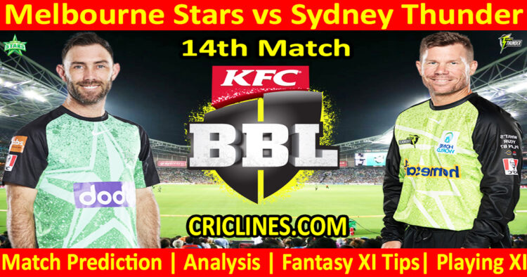 Today Match Prediction-MLS vs SYT-Dream11-BBL T20 2024-25-14th Match-Who Will Win