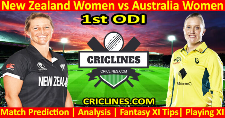 Today Match Prediction-NZLW vs AUSW-Dream11-1st ODI 2024-Who Will Win