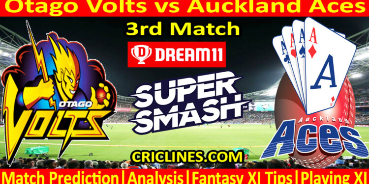 Today Match Prediction-OV vs AA-Dream11-Super Smash T20 2024-25-3rd Match-Who Will Win