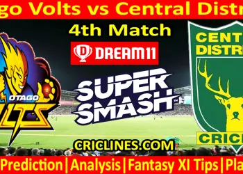Today Match Prediction-OV vs CD-Dream11-Super Smash T20 2024-25-4th Match-Who Will Win