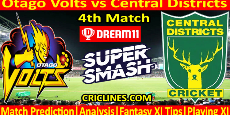 Today Match Prediction-OV vs CD-Dream11-Super Smash T20 2024-25-4th Match-Who Will Win