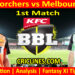 Today Match Prediction-PRS vs MLS-Dream11-BBL T20 2024-25-1st Match-Who Will Win