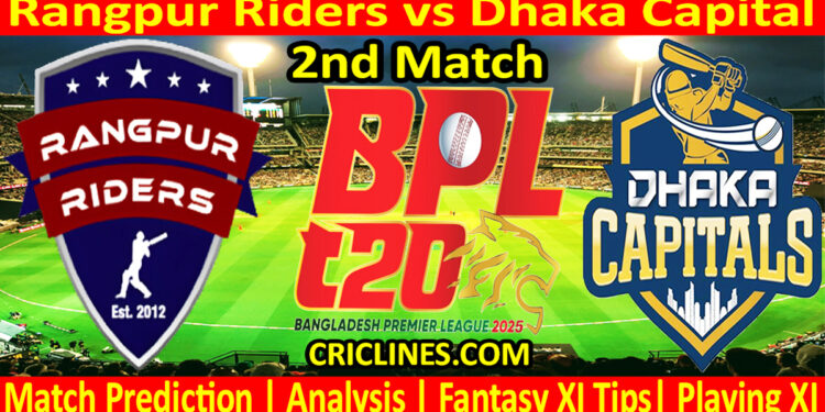 Today Match Prediction-RR vs DC-Dream11-BPL T20-2024-25-2nd Match-Who Will Win