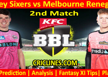 Today Match Prediction-SYS vs MLR-Dream11-BBL T20 2024-25-2nd Match-Who Will Win