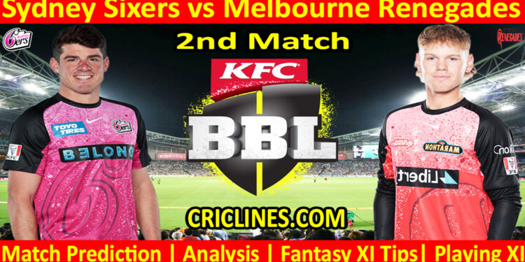 Today Match Prediction-SYS vs MLR-Dream11-BBL T20 2024-25-2nd Match-Who Will Win