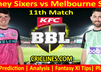 Today Match Prediction-SYS vs MLS-Dream11-BBL T20 2024-25-11th Match-Who Will Win