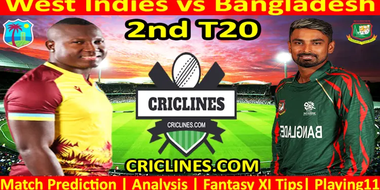 Today Match Prediction-WI vs BAN-Dream11-2nd T20 2024-Who Will Win