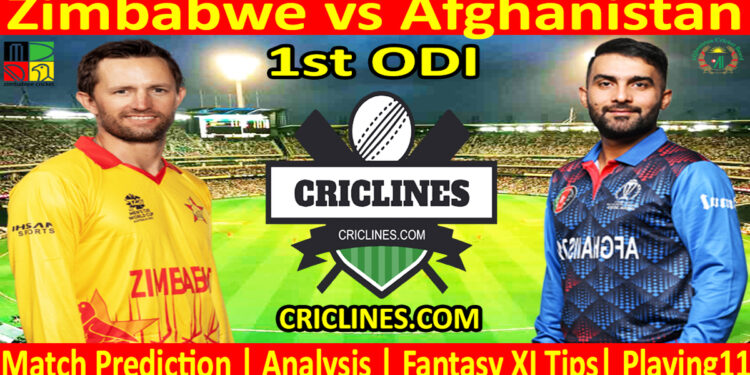 Today Match Prediction-ZIM vs AFG-Dream11-1st ODI Match-2024-Who Will Win