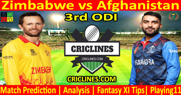 Today Match Prediction-ZIM vs AFG-Dream11-3rd ODI Match-2024-Who Will Win