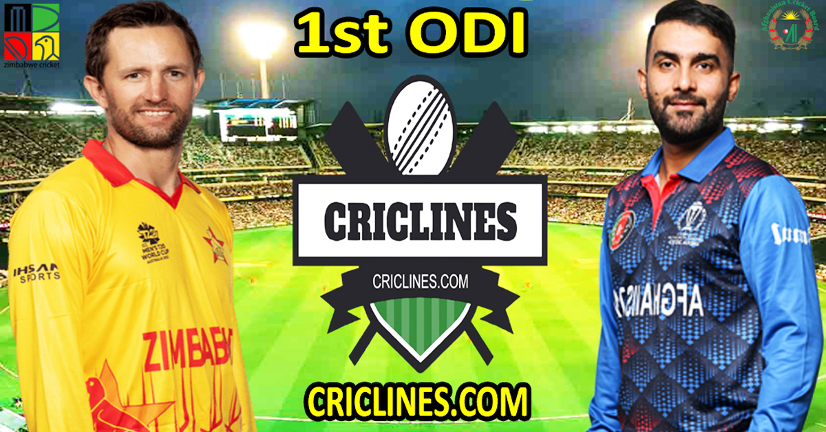 Today Match Prediction-Zimbabwe vs Afghanistan-Dream11-1st ODI Match-2024-Who Will Win