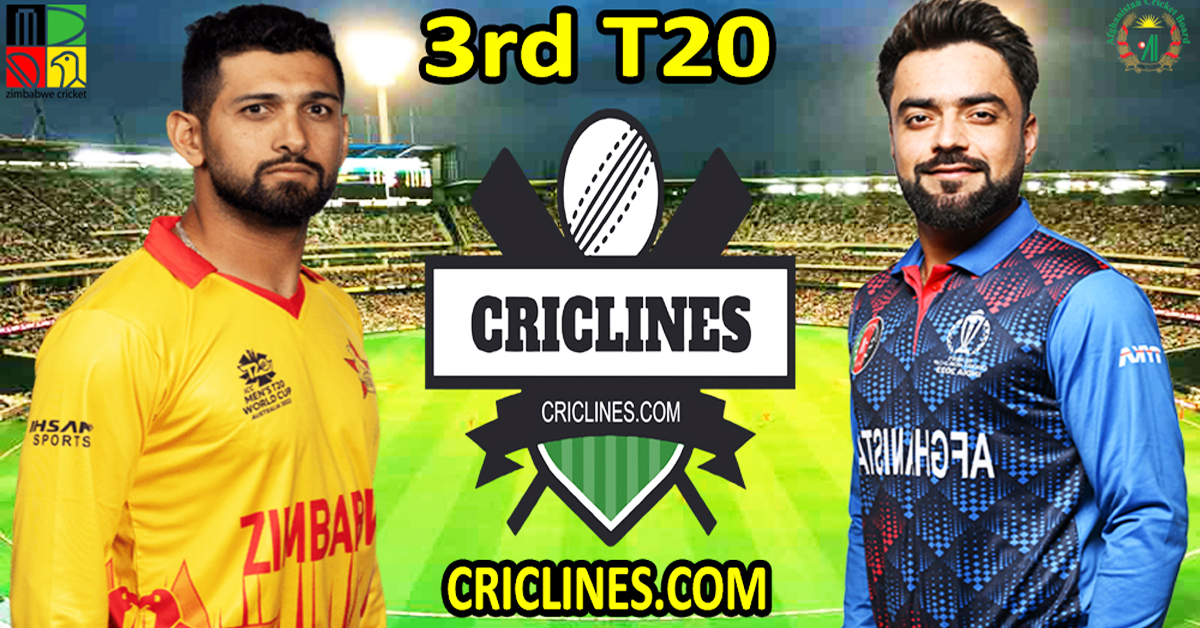 Today Match Prediction-Zimbabwe vs Afghanistan-Dream11-3rd T20 Match-2024-Who Will Win