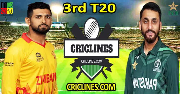 Today Match Prediction-Zimbabwe vs Pakistan-Dream11-3rd T20 Match-2024-Who Will Win