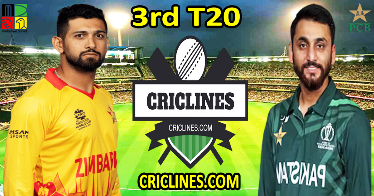 Today Match Prediction-Zimbabwe vs Pakistan-Dream11-3rd T20 Match-2024-Who Will Win