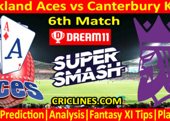Today Match Prediction-AA vs CK-Dream11-Super Smash T20 2024-25-6th Match-Who Will Win