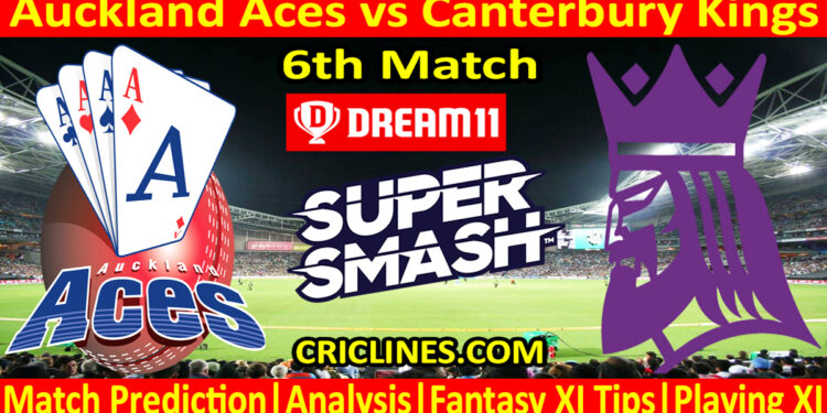 Today Match Prediction-AA vs CK-Dream11-Super Smash T20 2024-25-6th Match-Who Will Win